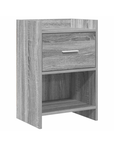 Comodini Sonoma grigio 40 x 30 x 60 cm Legno ingegnerizzato