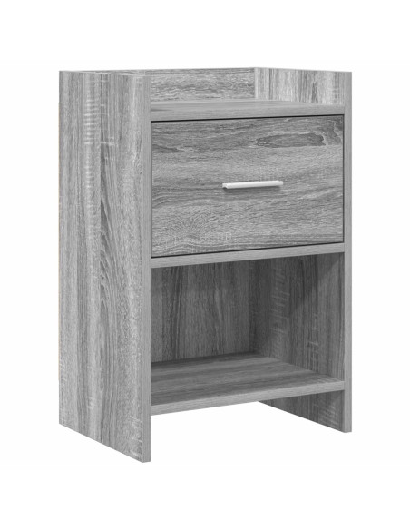 Comodini Sonoma grigio 40 x 30 x 60 cm Legno ingegnerizzato
