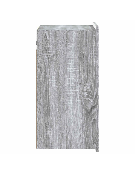 Mobiletto a muro Sonoma grigio 59 x 31 x 64 cm