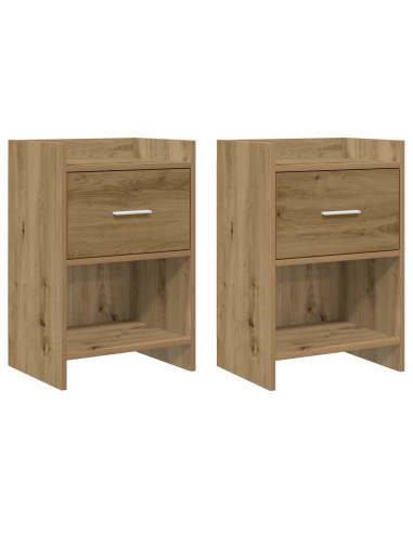 Comodini 2 pcs Rovere Artigianale 40 x 30 x 60 cm