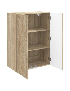 Mobiletto a muro Rovere Sonoma 66 x 34,5 x 90 cm 2