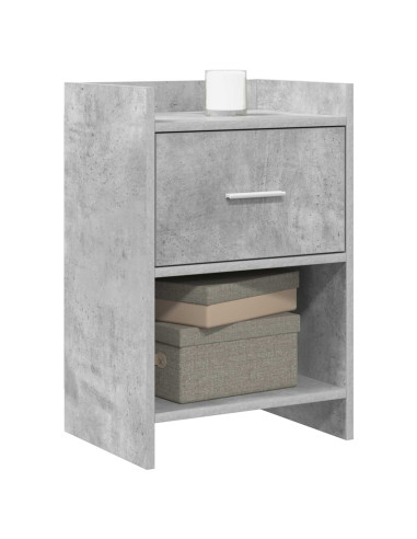 Comodini 2 pcs Grigio Cemento 40 x 30 x 60 cm