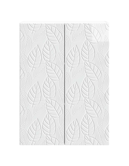 Mobiletto a muro Bianco Lucido 66 x 34,5 x 90 cm