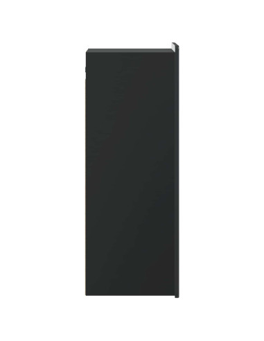 Mobiletto a muro Nero 33 x 34,5 x 94 cm Legno ingegnerizzato