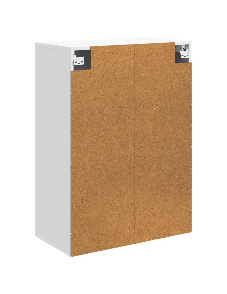 Mobiletto a muro Bianco Lucido 66 x 34,5 x 90 cm