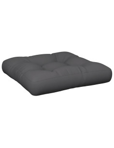 Cuscino per Pallet Antracite 60x61,5x10 cm in Tessuto 2