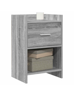 Comodini Sonoma grigio 40 x 30 x 60 cm Legno ingegnerizzato 2