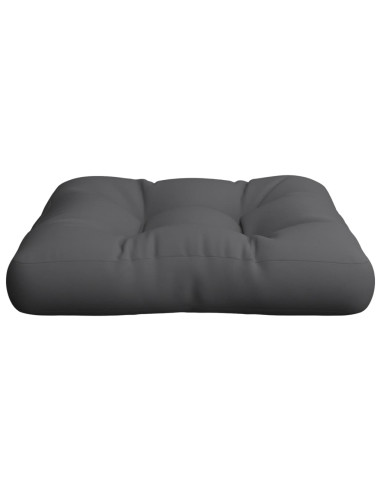 Cuscino per Pallet Antracite 60x61,5x10 cm in Tessuto