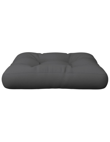 Cuscino per Pallet Antracite 60x61,5x10 cm in Tessuto