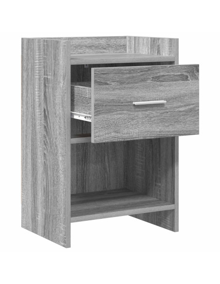 Comodini 2 pcs Sonoma grigio 40 x 30 x 60 cm