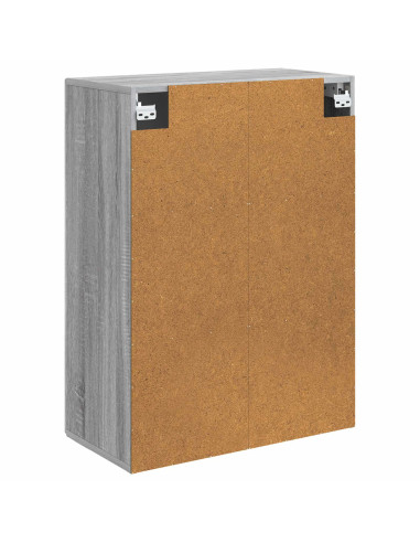 Mobiletto a muro Sonoma grigio 66 x 34,5 x 90 cm