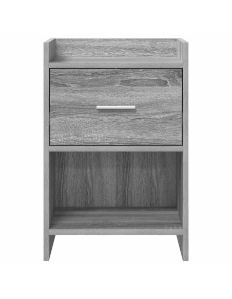 Comodini 2 pcs Sonoma grigio 40 x 30 x 60 cm