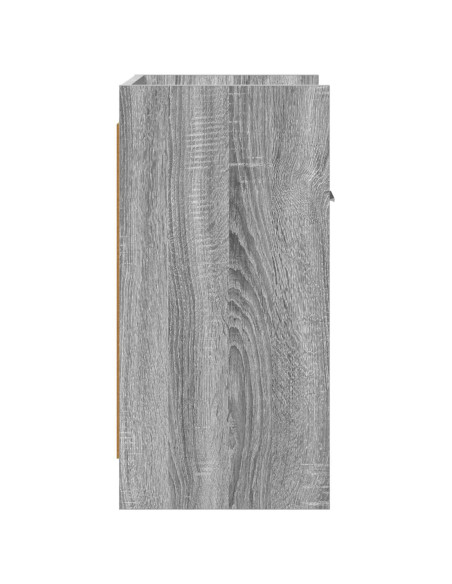 Comodini 2 pcs Sonoma grigio 40 x 30 x 60 cm