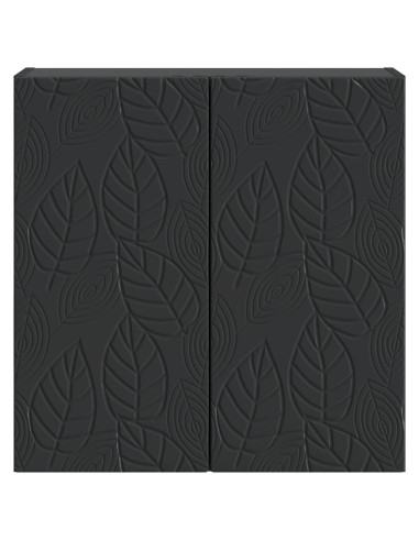 Mobiletto a muro Nero 59 x 31 x 60 cm Legno ingegnerizzato