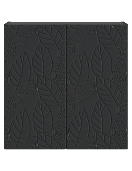 Mobiletto a muro Nero 59 x 31 x 60 cm Legno ingegnerizzato