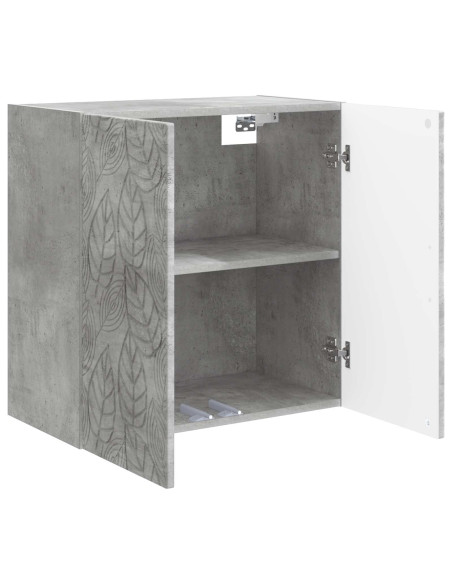 Mobiletto a muro Grigio Cemento 59 x 31 x 60 cm