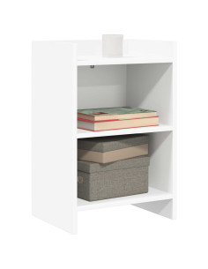 Comodini 2 pcs Bianco 40 x 30 x 60 cm Legno ingegnerizzato 2