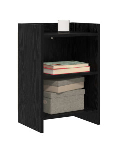 Comodini Rovere Nero 40 x 30 x 60 cm Legno ingegnerizzato 2