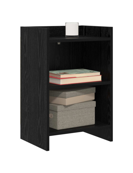 Comodini Rovere Nero 40 x 30 x 60 cm Legno ingegnerizzato