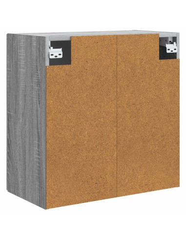 Mobiletto a muro Sonoma grigio 59 x 31 x 60 cm