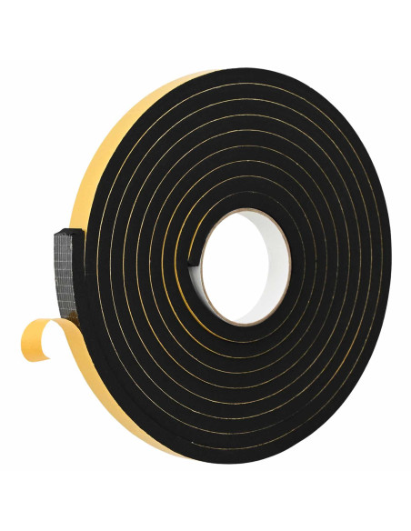 Nastro adesivo in schiuma 4 pcs Nero 20mm x 5m Schiuma CR