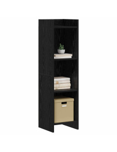 Libreria Rovere Nero 30 x 30 x 111 cm Legno ingegnerizzato 2