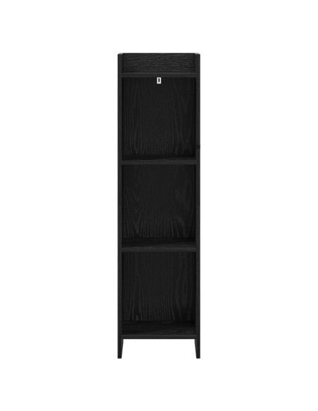 Libreria Rovere Nero 30 x 30 x 111 cm Legno ingegnerizzato