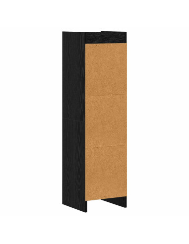 Libreria Rovere Nero 30 x 30 x 111 cm Legno ingegnerizzato