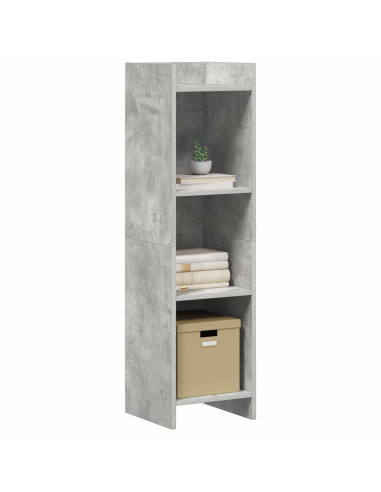 Libreria Grigio Concretè 30 x 30 x 111 cm Legno ingegnerizzato