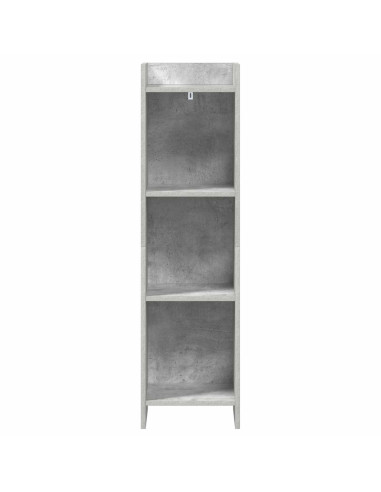 Libreria Grigio Concretè 30 x 30 x 111 cm Legno ingegnerizzato