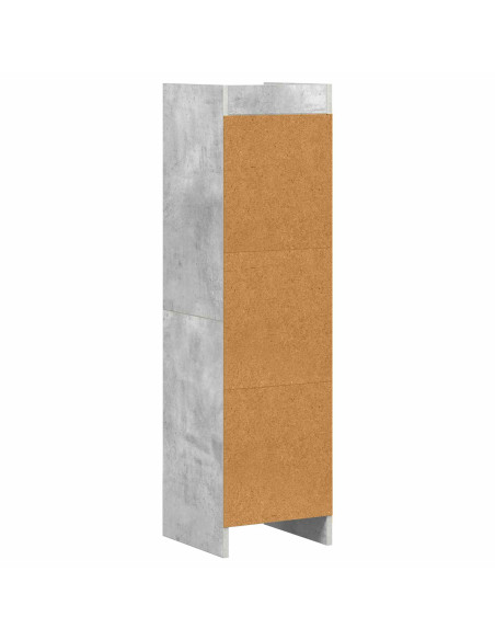 Libreria Grigio Concretè 30 x 30 x 111 cm Legno ingegnerizzato