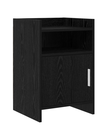 Comodini Rovere Nero 40 x 36 x 60 cm Legno ingegnerizzato