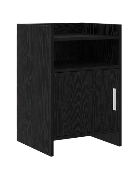 Comodini Rovere Nero 40 x 36 x 60 cm Legno ingegnerizzato