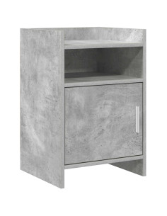 Comodini Grigio Cemento 40 x 36 x 60 cm Legno ingegnerizzato
