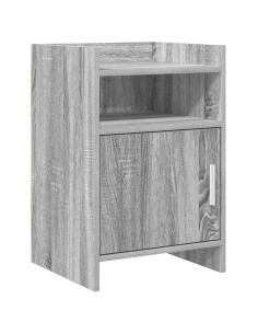 Comodini Sonoma grigio 40 x 36 x 60 cm Legno ingegnerizzato