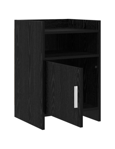 Comodini Rovere Nero 40 x 36 x 60 cm Legno ingegnerizzato