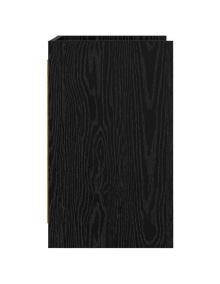 Comodini Rovere Nero 40 x 36 x 60 cm Legno ingegnerizzato