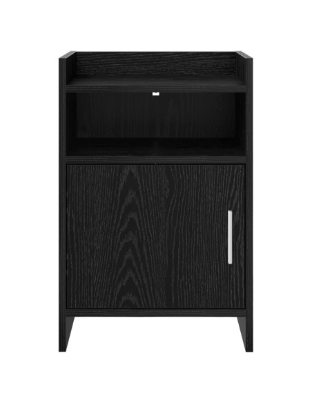 Comodini 2 pcs Rovere Nero 40 x 36 x 60 cm Legno ingegnerizzato