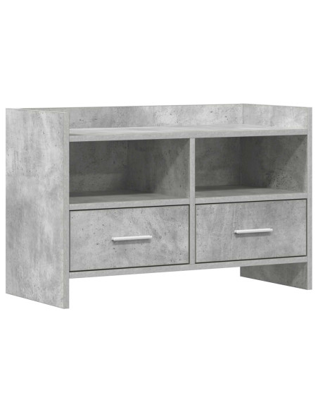Mobile TV 71,5 x 33 x 47 cm Grigio Cemento Legno ingegnerizzato