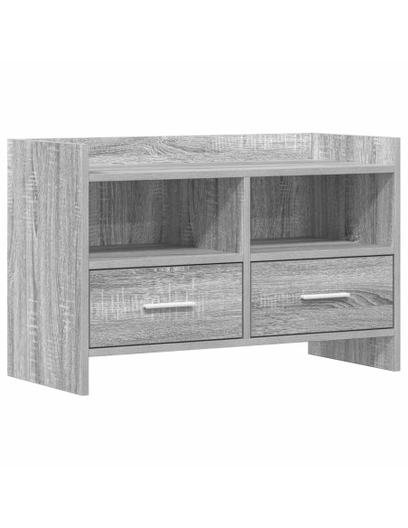 Mobile TV 71,5 x 33 x 47 cm Sonoma grigio Legno ingegnerizzato