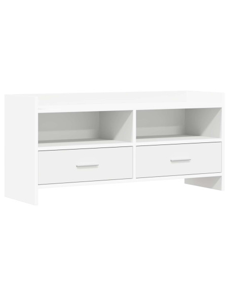 Mobile TV 100 x 33 x 47 cm Bianco Legno ingegnerizzato