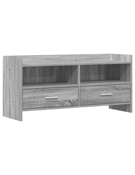 Mobile TV 100 x 33 x 47 cm Sonoma grigio Legno ingegnerizzato
