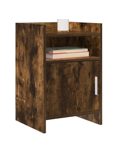 Comodini Rovere Fumo 40 x 36 x 60 cm Legno ingegnerizzato
