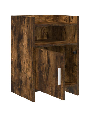 Comodini 2 pcs Rovere Fumo 40 x 36 x 60 cm Legno ingegnerizzato