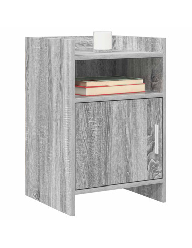 Comodini Sonoma grigio 40 x 36 x 60 cm Legno ingegnerizzato