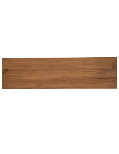 Mobile TV 110 x 30 x 40 cm Naturale Legno di teak solido