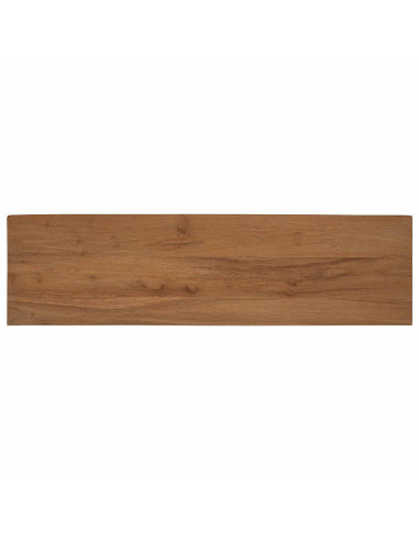 Mobile TV 110 x 30 x 35 cm Naturale Legno di teak solido