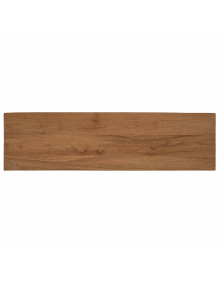 Mobile TV 110 x 30 x 35 cm Naturale Legno di teak solido