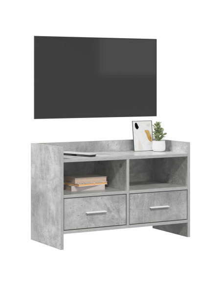 Mobile TV 71,5 x 33 x 47 cm Grigio Cemento Legno ingegnerizzato