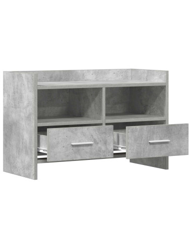Mobile TV 71,5 x 33 x 47 cm Grigio Cemento Legno ingegnerizzato